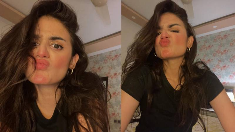 Hira Mani Shares Goofy Selfies After Backlash Over Revealing Wedding Outfit